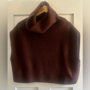 Anthropologie The Enza oversized poncho sweater vest